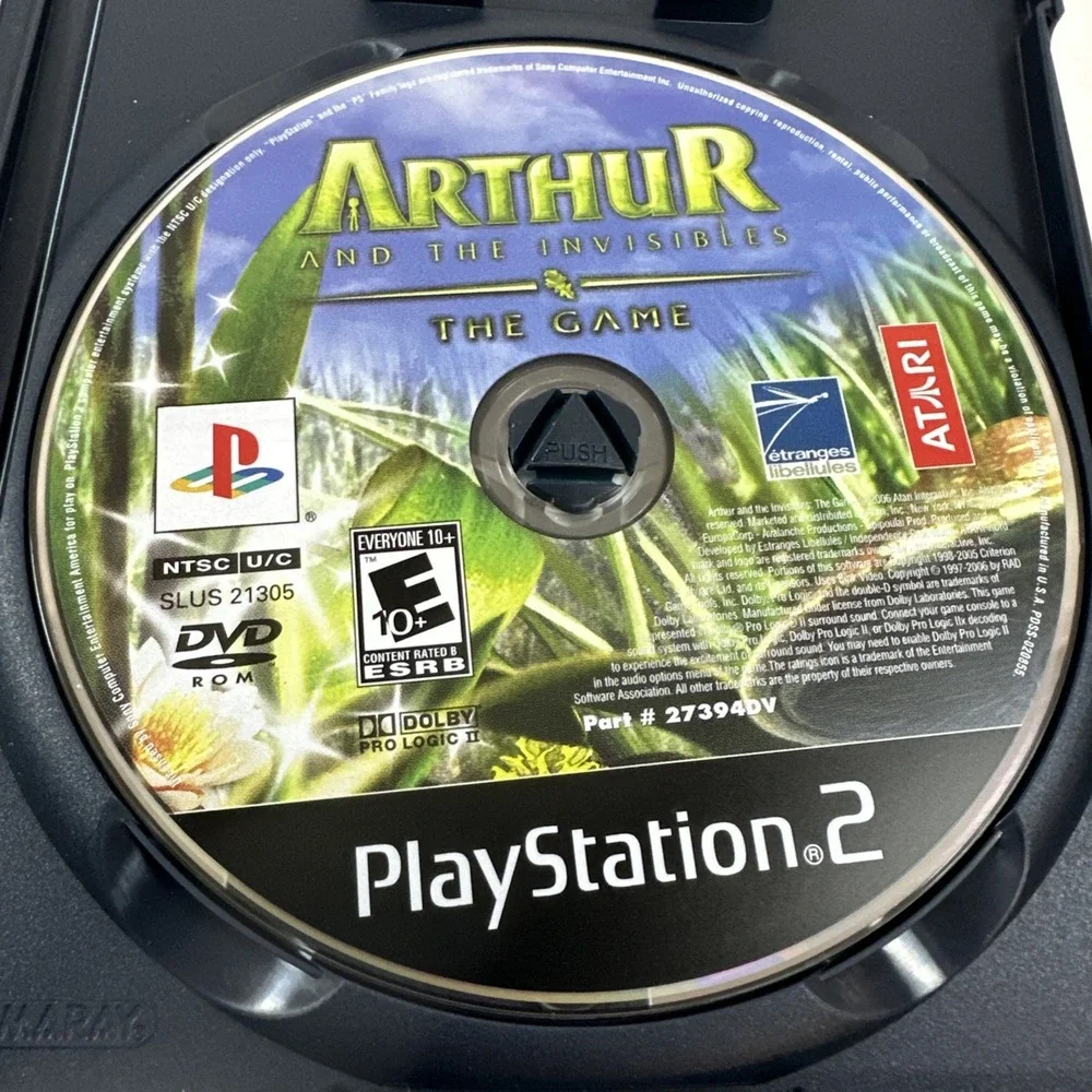 Arthur and the Invisibles‎ Playstation 2 Everyone 2006 Used
